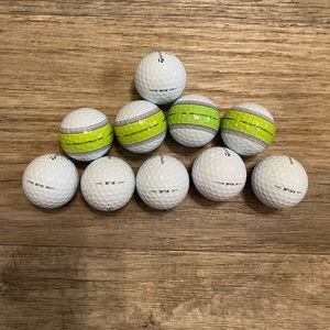 10 Taylor made golf balls